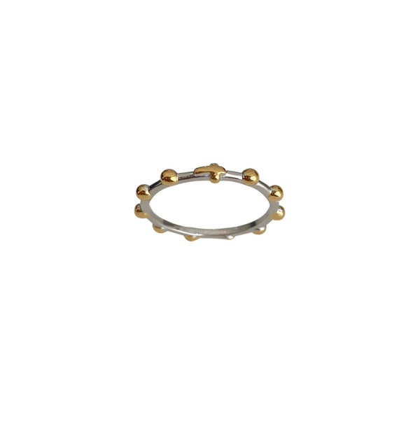 'BELIEF ROSARY' Silver Rosary Ring