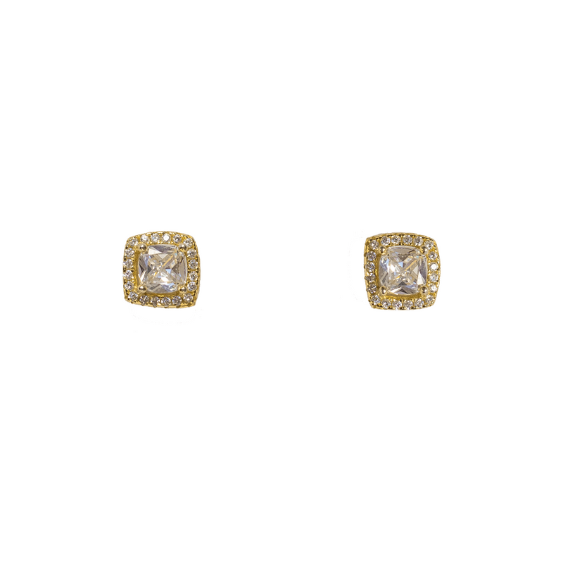 Square Baguette Stud