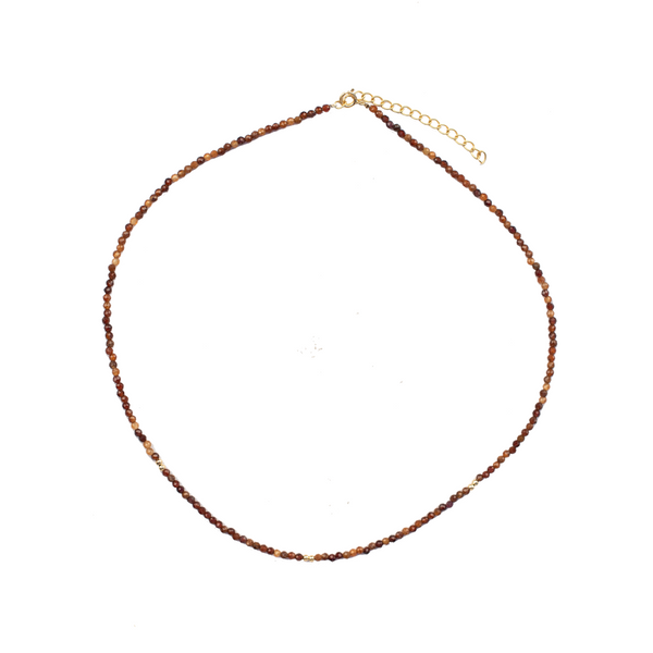 Crystal Beads Black Choker