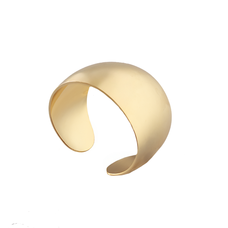Solid Curved Egypt Bangle