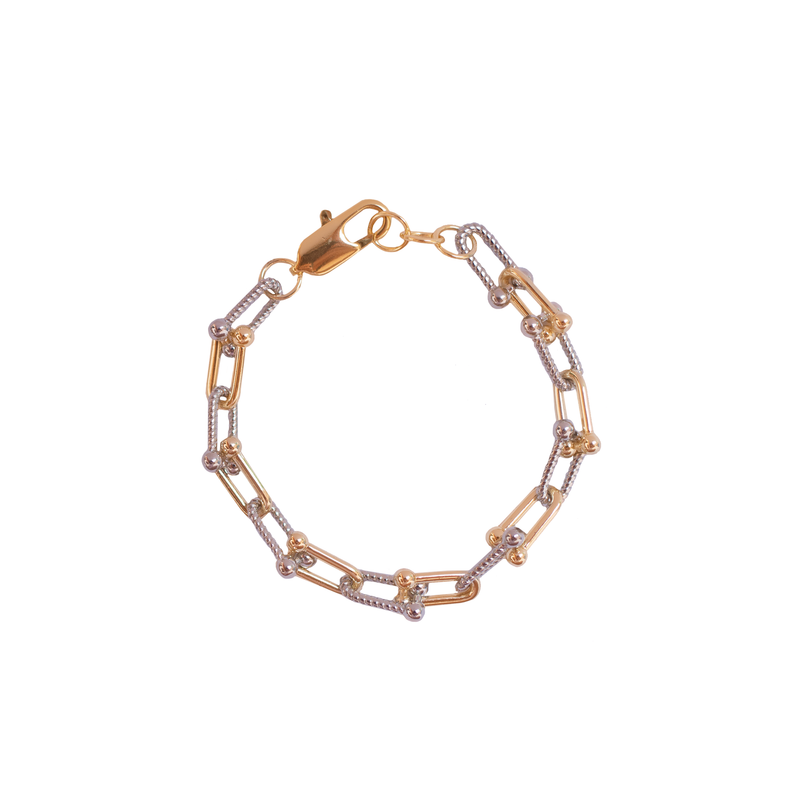 Brass Link Bracelet