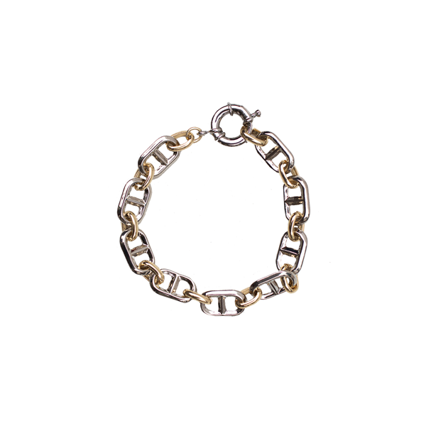 Can Link Two Tone Bracelet