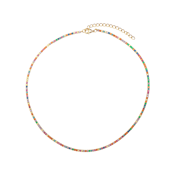 Lucky Charms Rainbow Tennis Choker