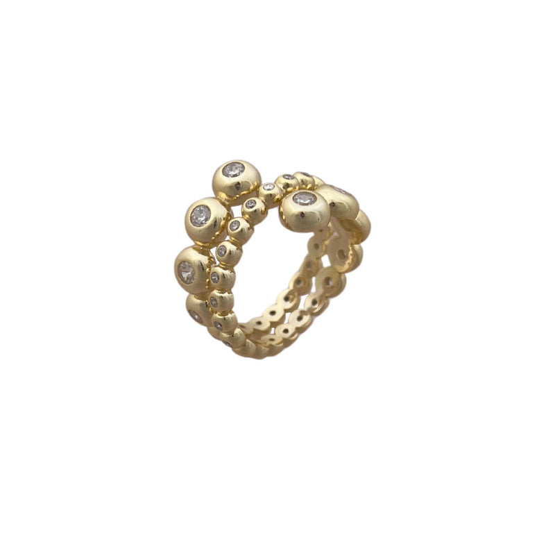 Dome Interwined Ring