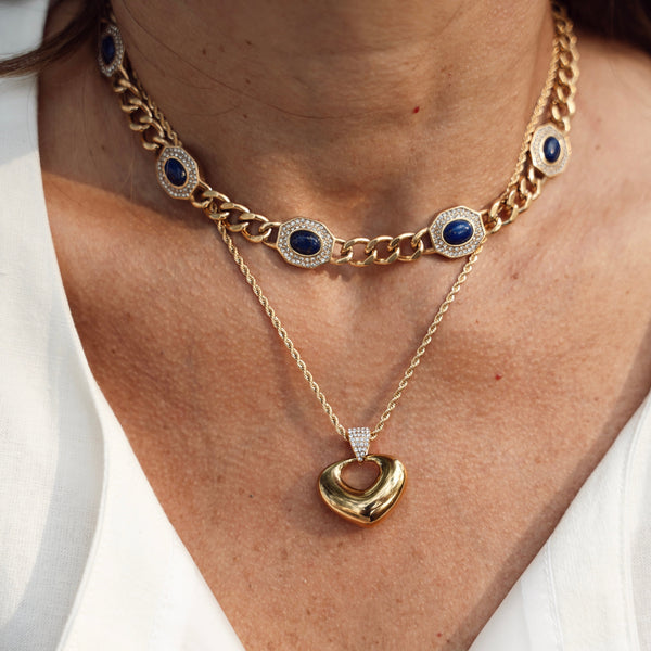 'ESTELA' Necklace -Lapis Lazuli-