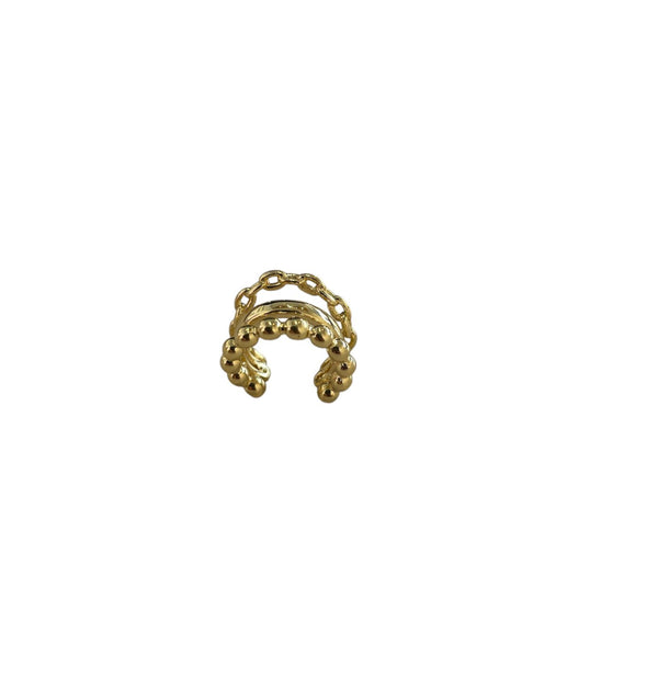 Multi Link&Balines Cuff - Gold