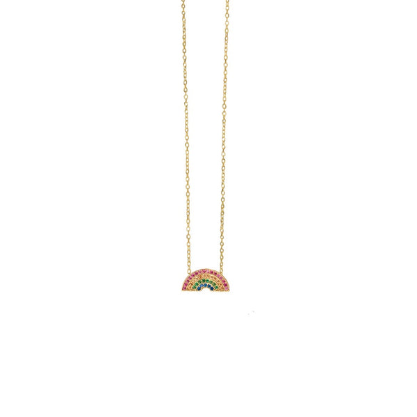 Rainbow Charm Necklace