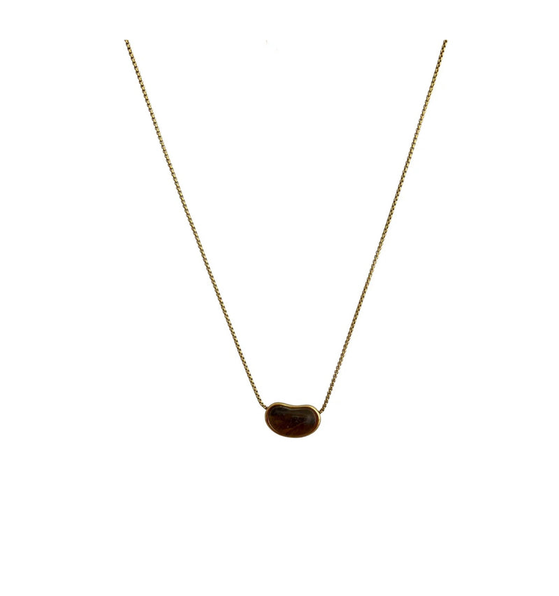 Brown Pebble necklace