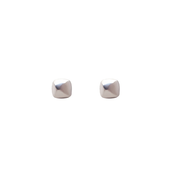 Silver Square stud