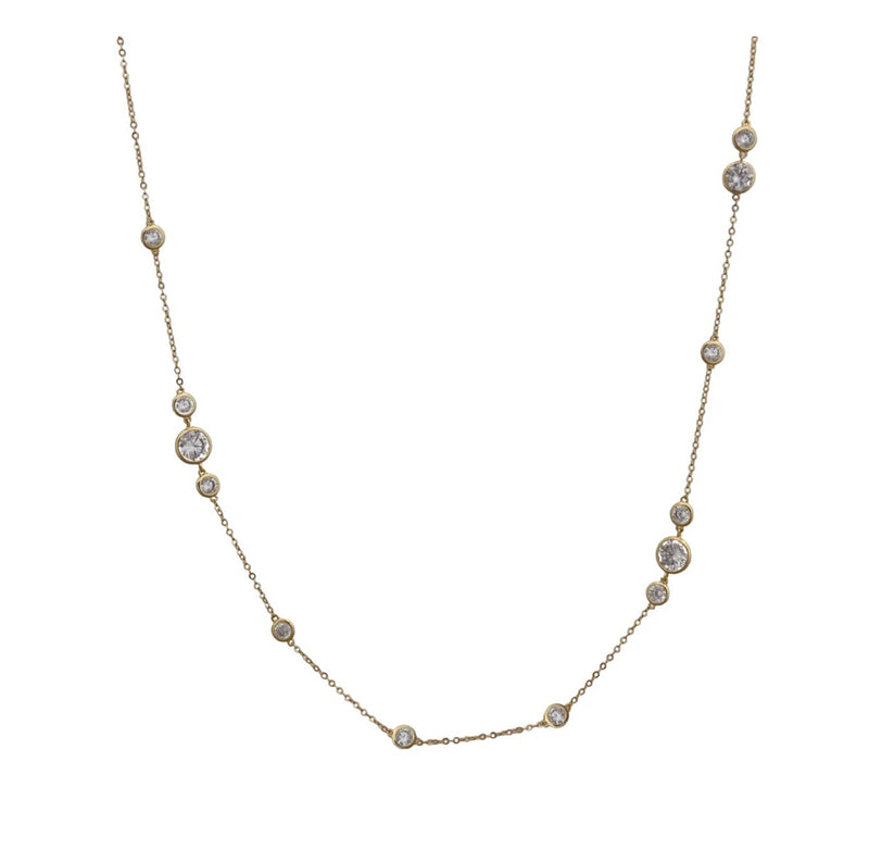Irregular Diamond Cut Necklace