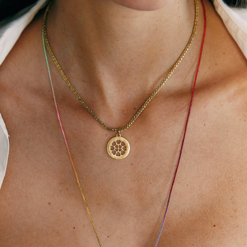 ‘Hail Mary Medal & Vivienne’ Necklace