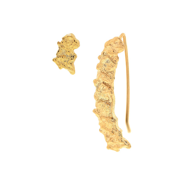 'GEA' Crawler Earrings -Gold-