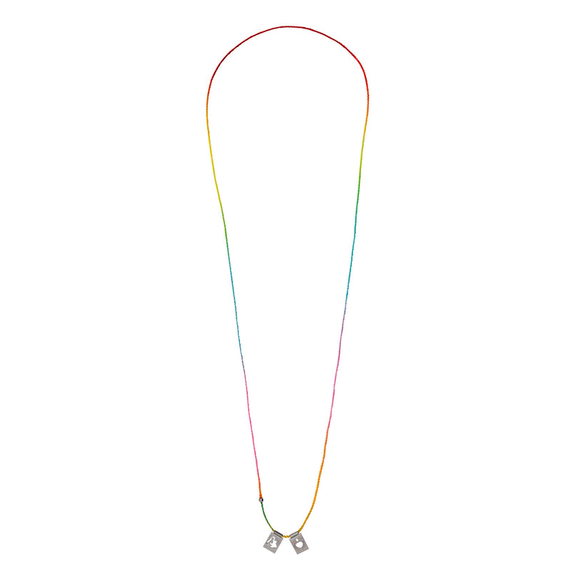 ‘RAINBOW’ Scapular -Silver-