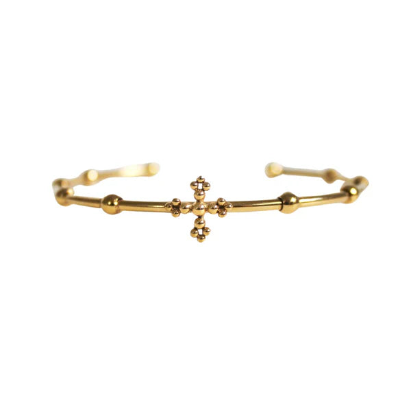 'BELIEF' Rosary Rigid Bracelet