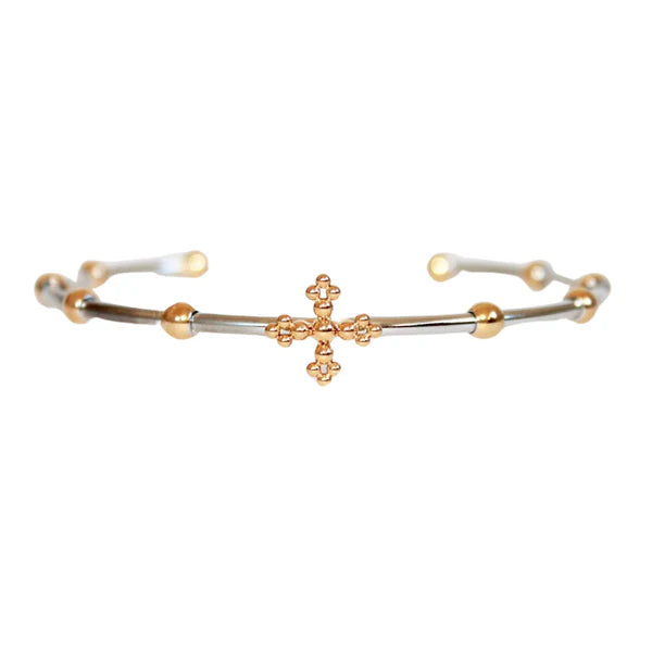 'BELIEF' Rosary Rigid Bracelet