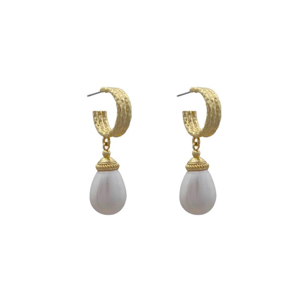 Gold and Pearl Earrings 2