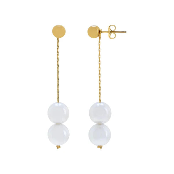 VEGA Earrings -Pearl-