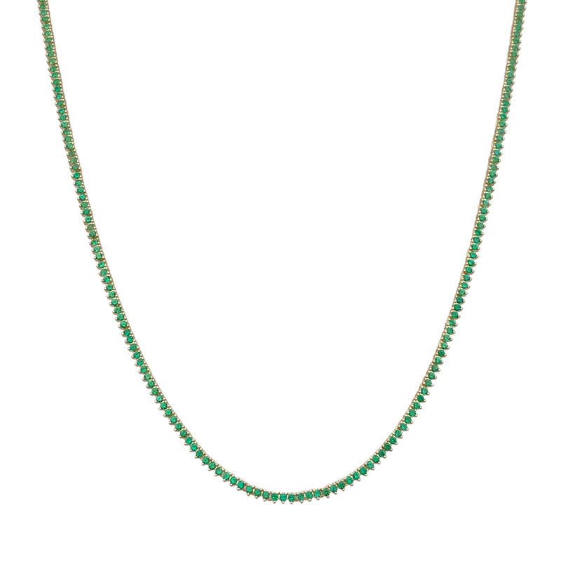 Evergreen Prong Necklace