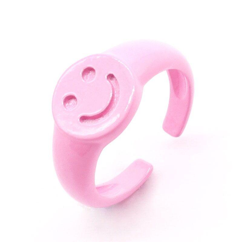 Solid Smiley Ring