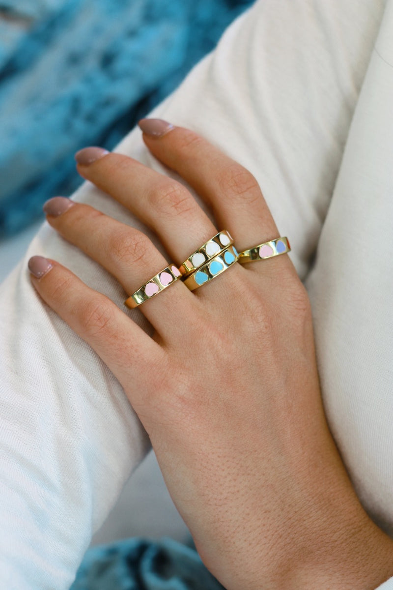 Stackable Hearts Ring