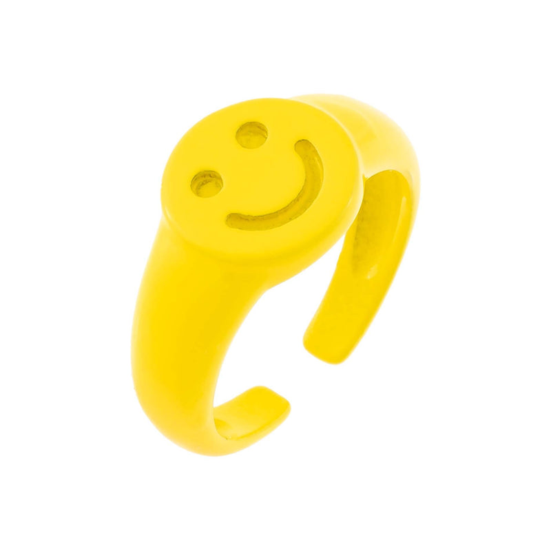 Solid Smiley Ring