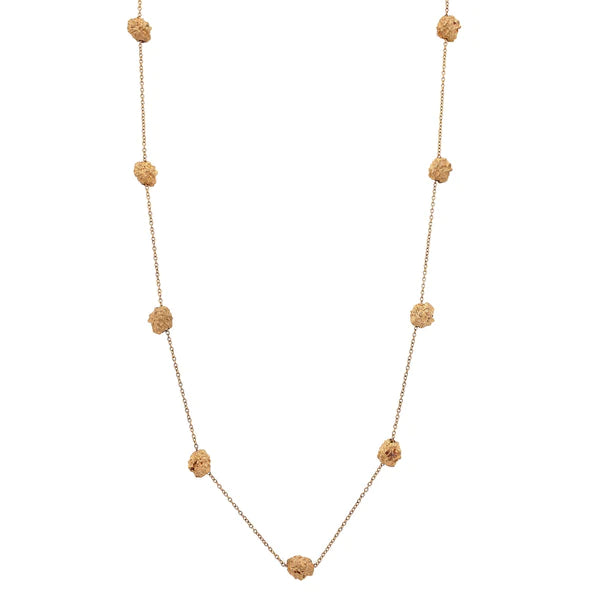 'GAIA' Mini Gold Nugget Necklace