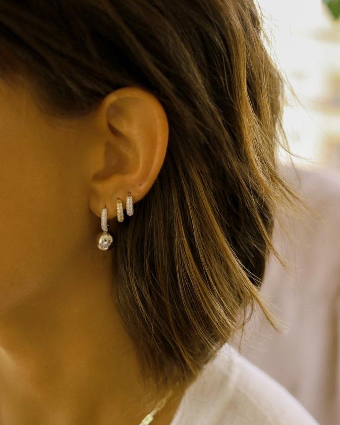 Mini Circle Pave Piercing