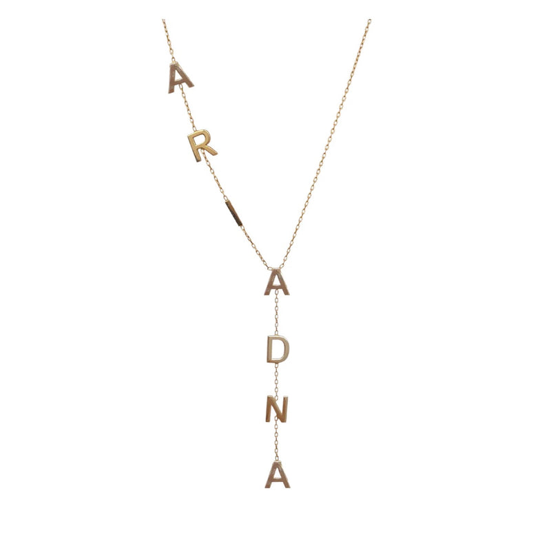 Personalized Name Lariat
