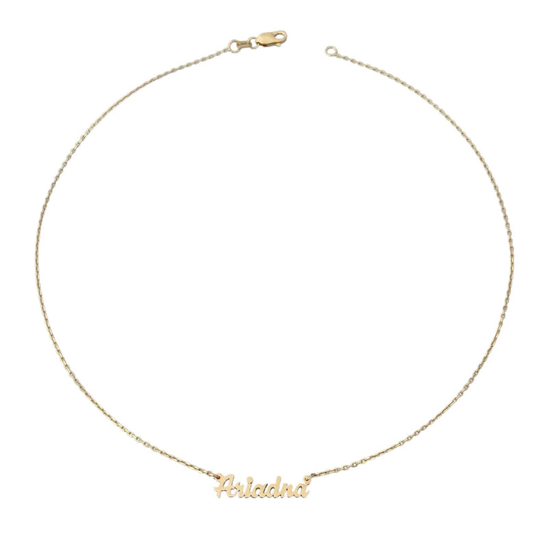 14K Gold Personalized Name