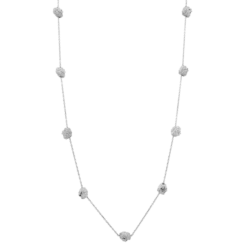 'GAIA' MIni Silver Nugget Necklace